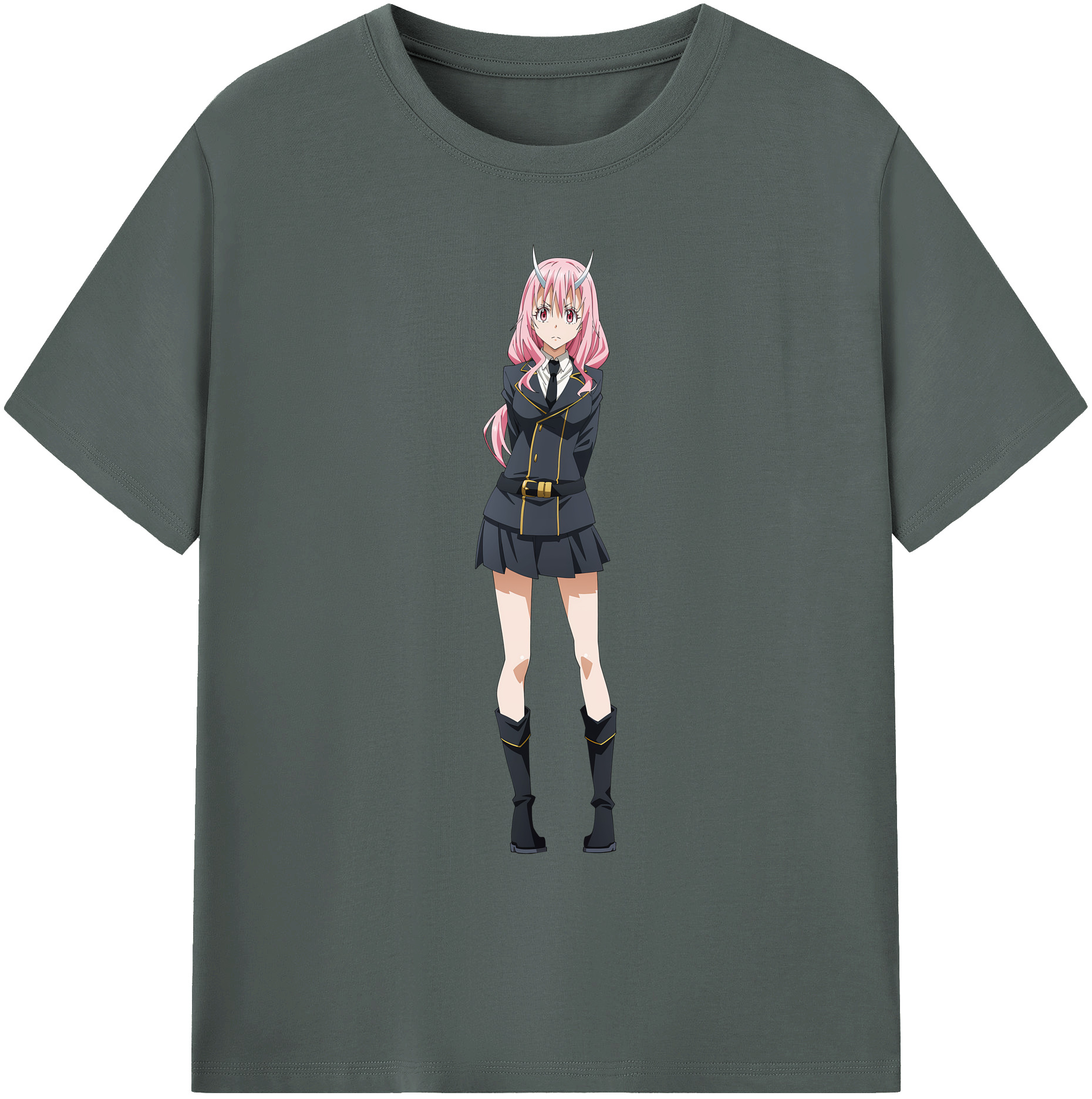 （画像用） 転スラ Regarding Reincarnated to Slime 綿100％ メンズ半袖Tシャツ｜肌触りやわらか＆通気性